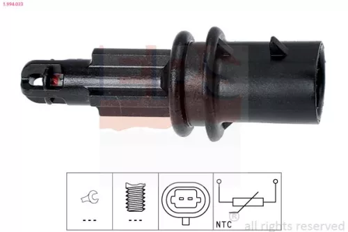 Sensor, intake air temperature