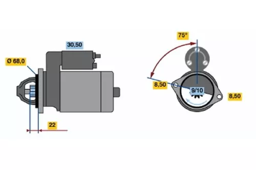 BOSCH Starter (0986017120)