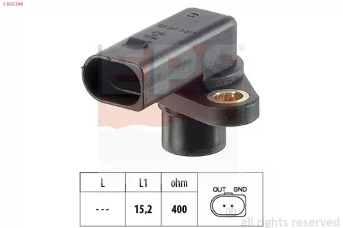 Sensor, crankshaft pulse