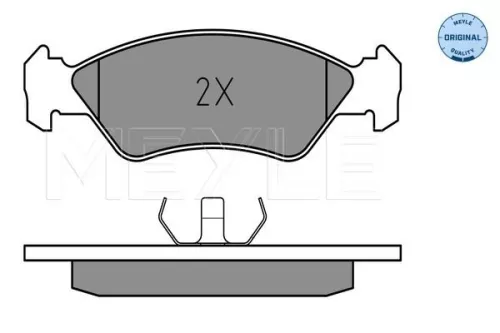 MEYLE Brake Pad Set, disc brake (0252120217)