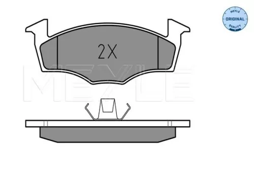 MEYLE Brake Pad Set, disc brake (0252186817/W)