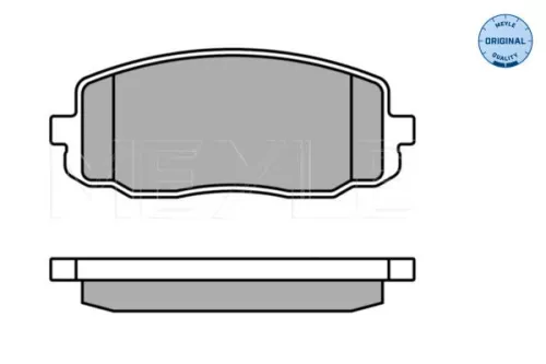 MEYLE Brake Pad Set, disc brake (0252427516/W)