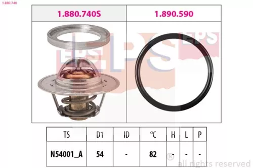 EPS Thermostat, coolant (1-880-740)