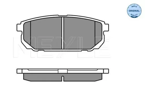 MEYLE Brake Pad Set, disc brake (0252405815/W)