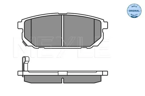 MEYLE Brake Pad Set, disc brake (0252405815/W)