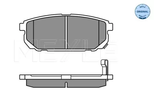 MEYLE Brake Pad Set, disc brake (0252405815/W)