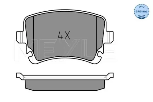 MEYLE Brake Pad Set, disc brake (0252332617)