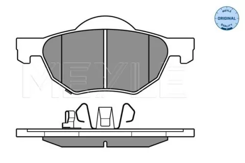 MEYLE Brake Pad Set, disc brake (0252372017/W)