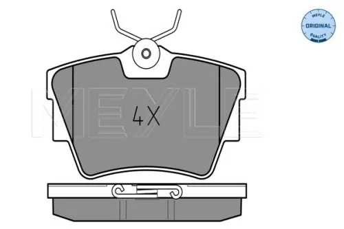 MEYLE Brake Pad Set, disc brake (0252398017)