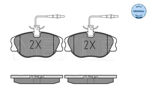MEYLE Brake Pad Set, disc brake (0252180119/W)