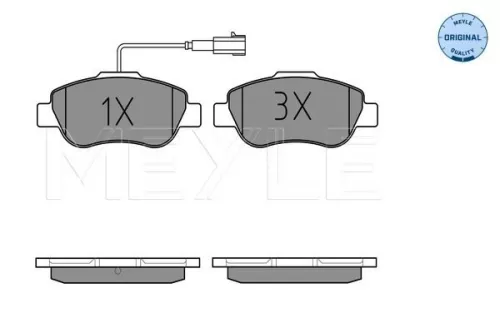 MEYLE Brake Pad Set, disc brake (0252407218)