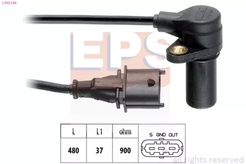 Sensor, crankshaft pulse