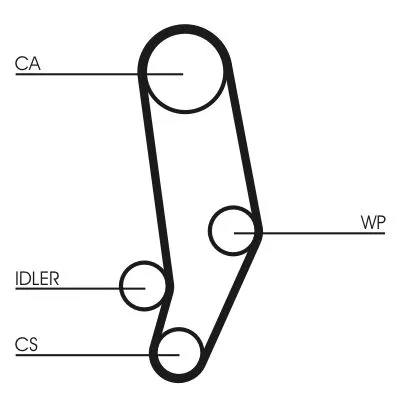 CONTINENTAL CTAM Water Pump & Timing Belt Kit (CT704WP1)