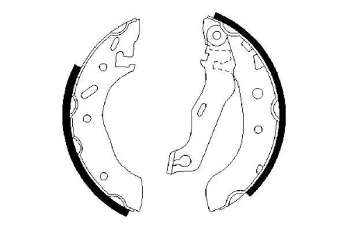 BOSCH Brake Shoe Set (0986487553)