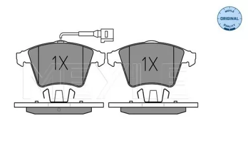 MEYLE Brake Pad Set, disc brake (0252374619/W)