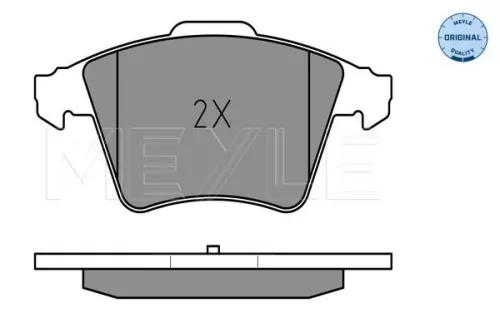 MEYLE Brake Pad Set, disc brake (0252374619/W)