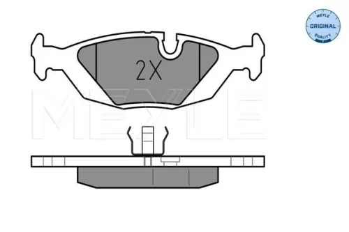MEYLE Brake Pad Set, disc brake (0252108914)