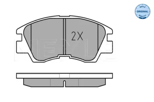 MEYLE Brake Pad Set, disc brake (0252137316/W)
