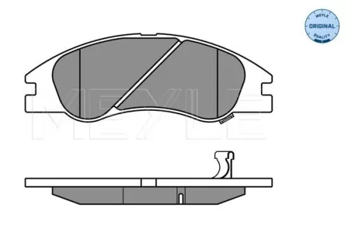 MEYLE Brake Pad Set, disc brake (0252421817/W)