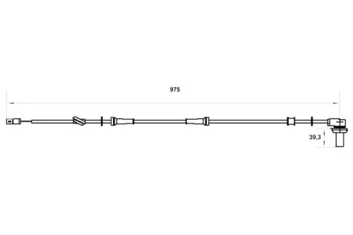 BOSCH Sensor, wheel speed (0986594005)
