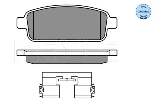 MEYLE Brake Pad Set, disc brake (0252509616/W)