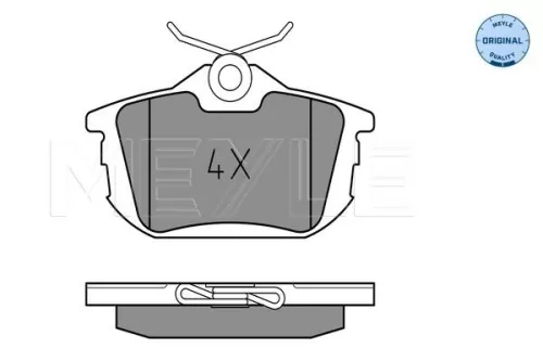 MEYLE Brake Pad Set, disc brake (0252186115)