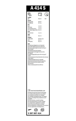 BOSCH Wiper Blade (3397007414)