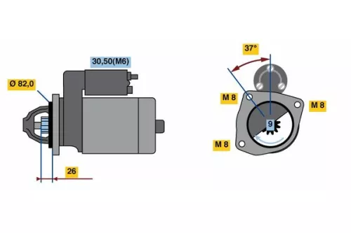 BOSCH Starter (0986023120)