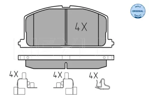 MEYLE Brake Pad Set, disc brake (0252087015)