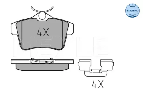 MEYLE Brake Pad Set, disc brake (0252492217)