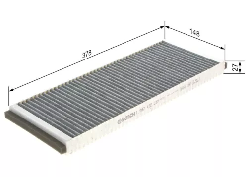 BOSCH Filter, cabin air (1987432317)