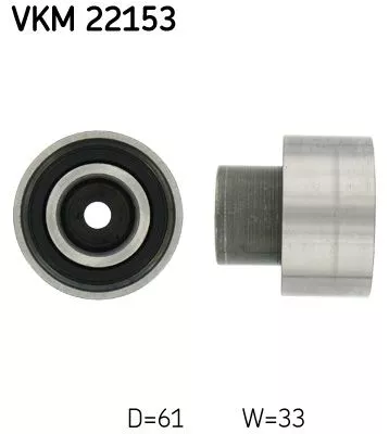 SKF Deflection Pulley/Guide Pulley, timing belt (VKM22153)