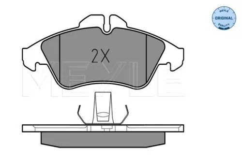 MEYLE Brake Pad Set, disc brake (0252157620)