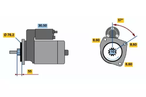 BOSCH Starter (0986016340)