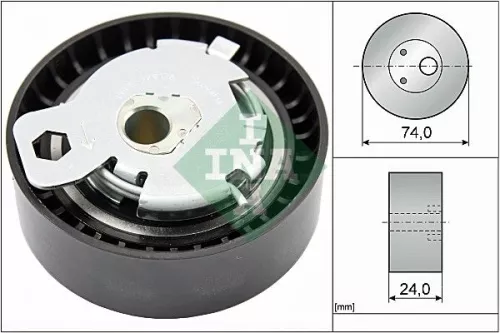 Schaeffler INA Tensioner Pulley, timing belt (531049710)