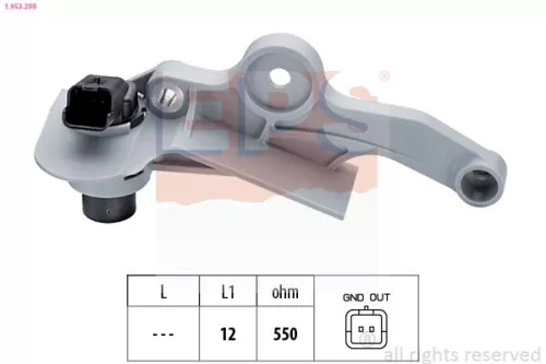 Sensor, crankshaft pulse