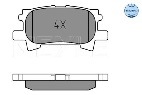 MEYLE Brake Pad Set, disc brake (0252396715)