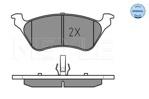 MEYLE Brake Pad Set, disc brake (0252403616/W)