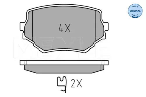MEYLE Brake Pad Set, disc brake (0252331414/W)