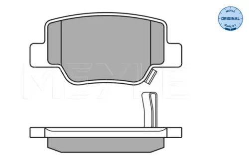 MEYLE Brake Pad Set, disc brake (0252492616/W)