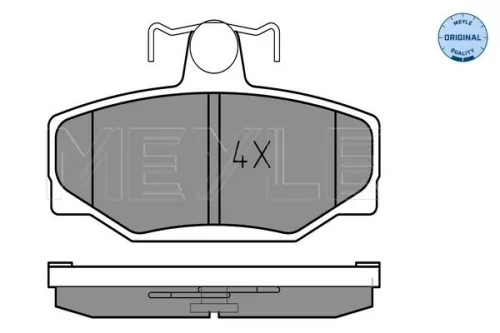 MEYLE Brake Pad Set, disc brake (0252138513)