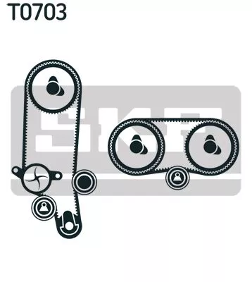 SKF Timing Belt Kit (VKMA01122)