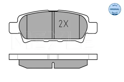 MEYLE Brake Pad Set, disc brake (0252401416/W)