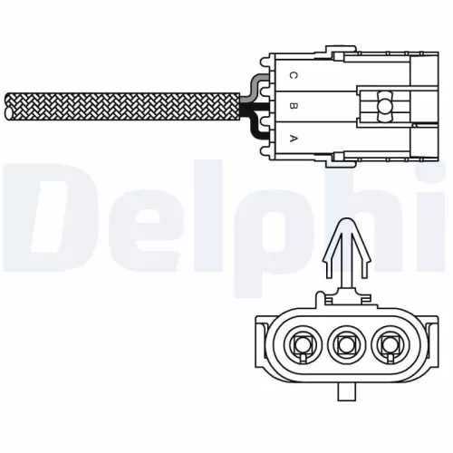 DELPHI Oxygen Sensor (ES10992-12B1)