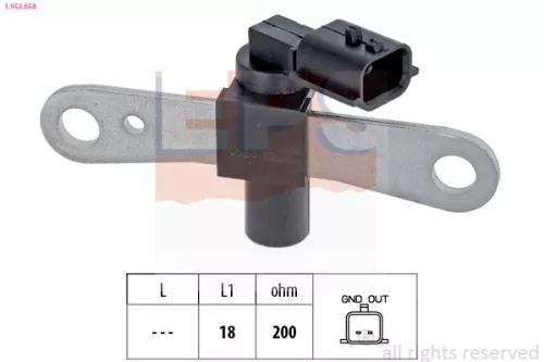 Sensor, crankshaft pulse