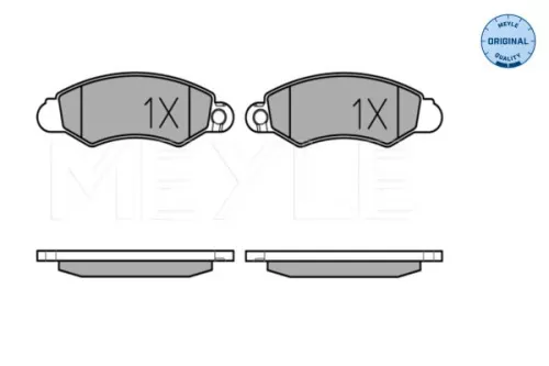 MEYLE Brake Pad Set, disc brake (0252329614/W)