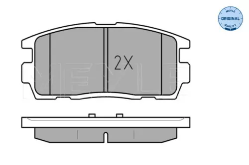 MEYLE Brake Pad Set, disc brake (0252449815/W)