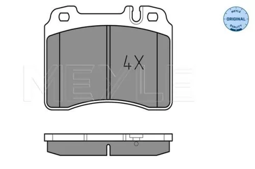 MEYLE Brake Pad Set, disc brake (0252115317)