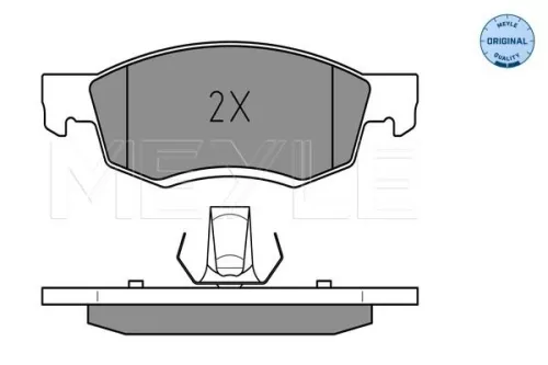 MEYLE Brake Pad Set, disc brake (0252467318)