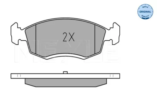 MEYLE Brake Pad Set, disc brake (0252467318)
